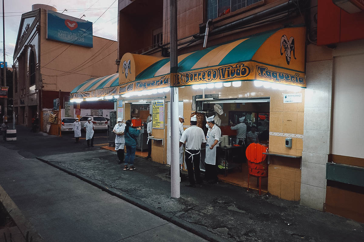 Taqueria El Borrego Viudo restaurant exterior