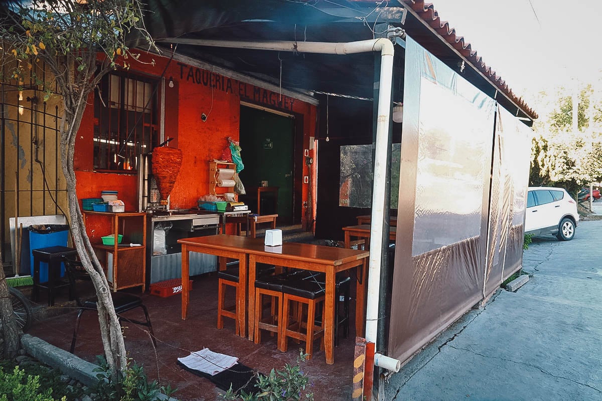 Exterior of Taqueria El Maguey