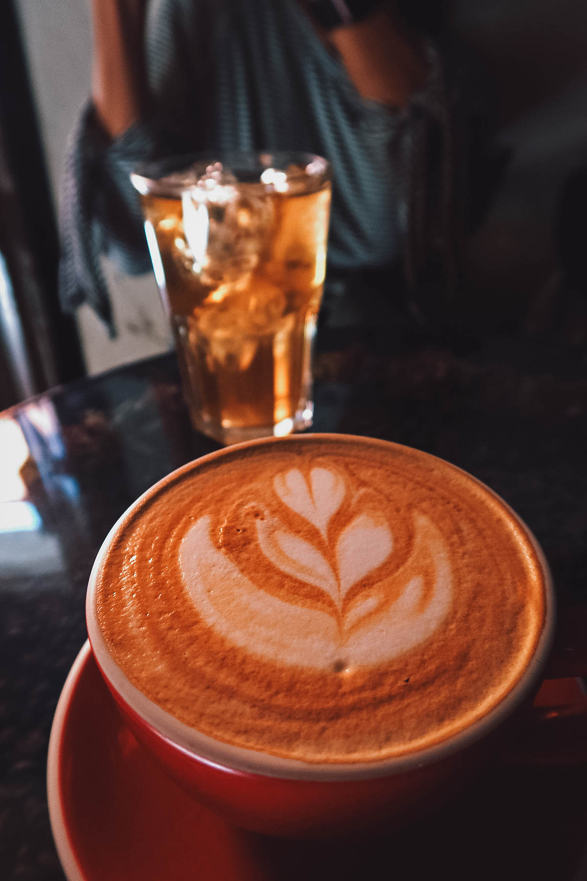 Cappuccino at Zenteno Cafe