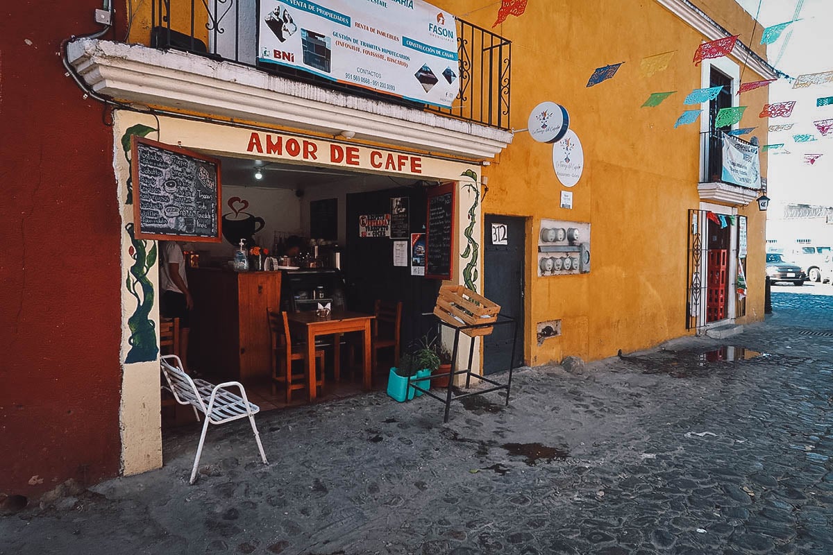 Amor de Cafe restaurant in Oaxaca City