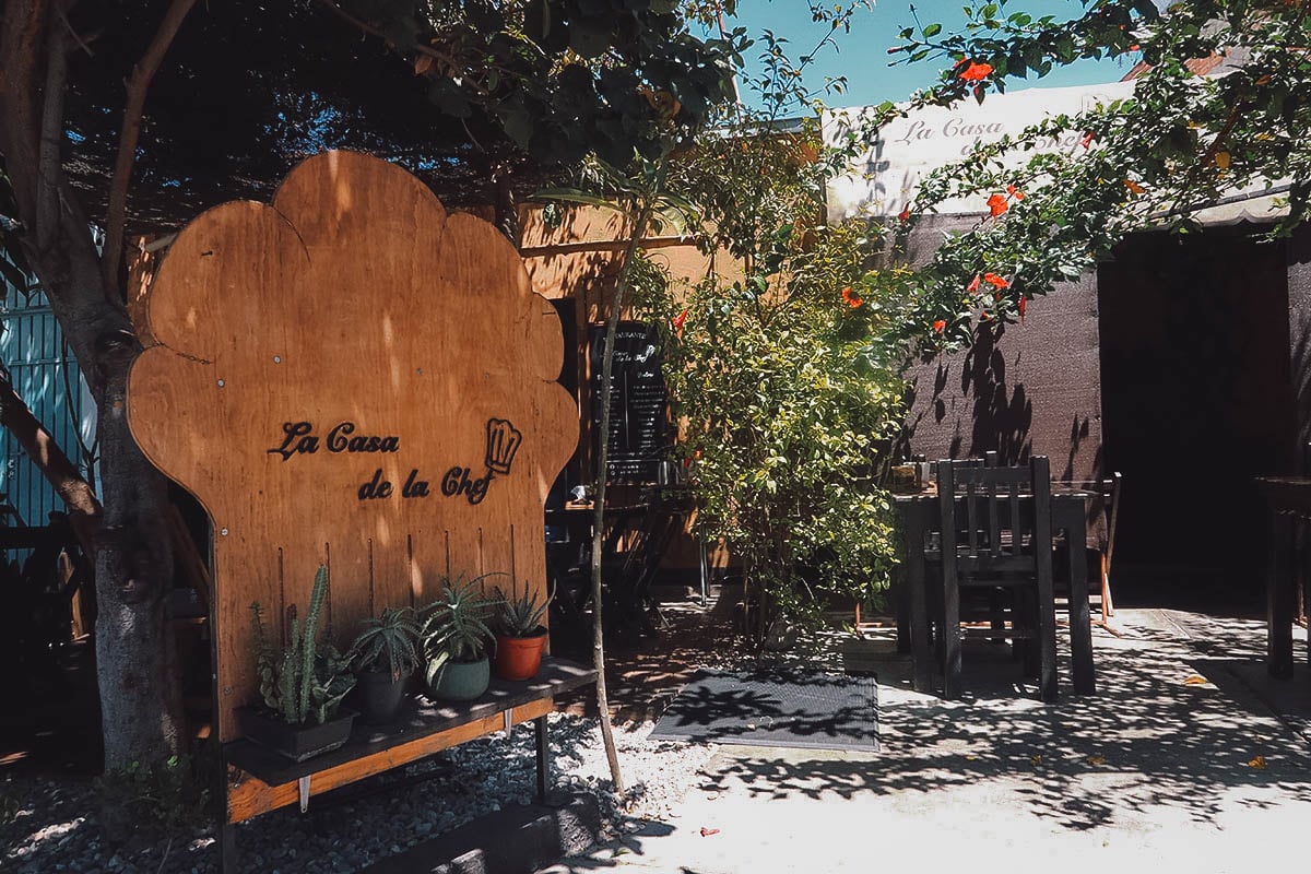 La Casa de La Chef restaurant in Oaxaca City