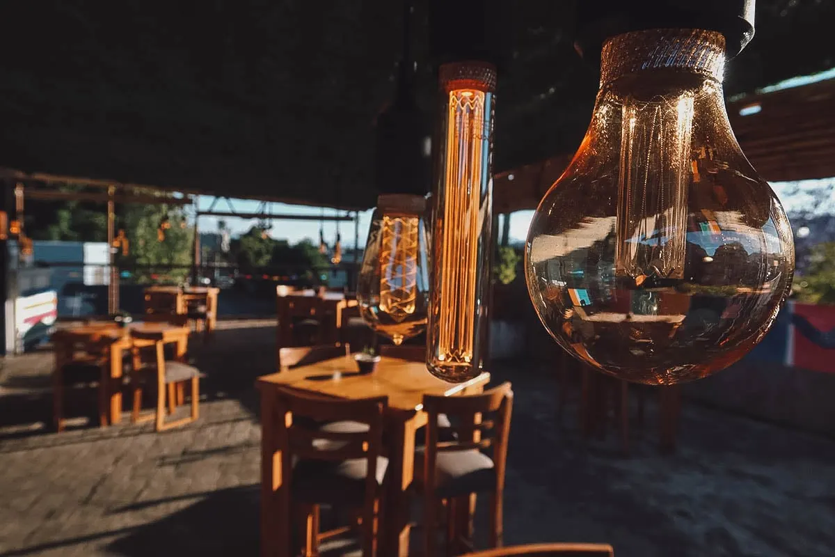 La Terraza del Copal rooftop seating