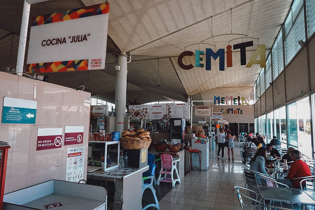 Inside Mercado de Sabores