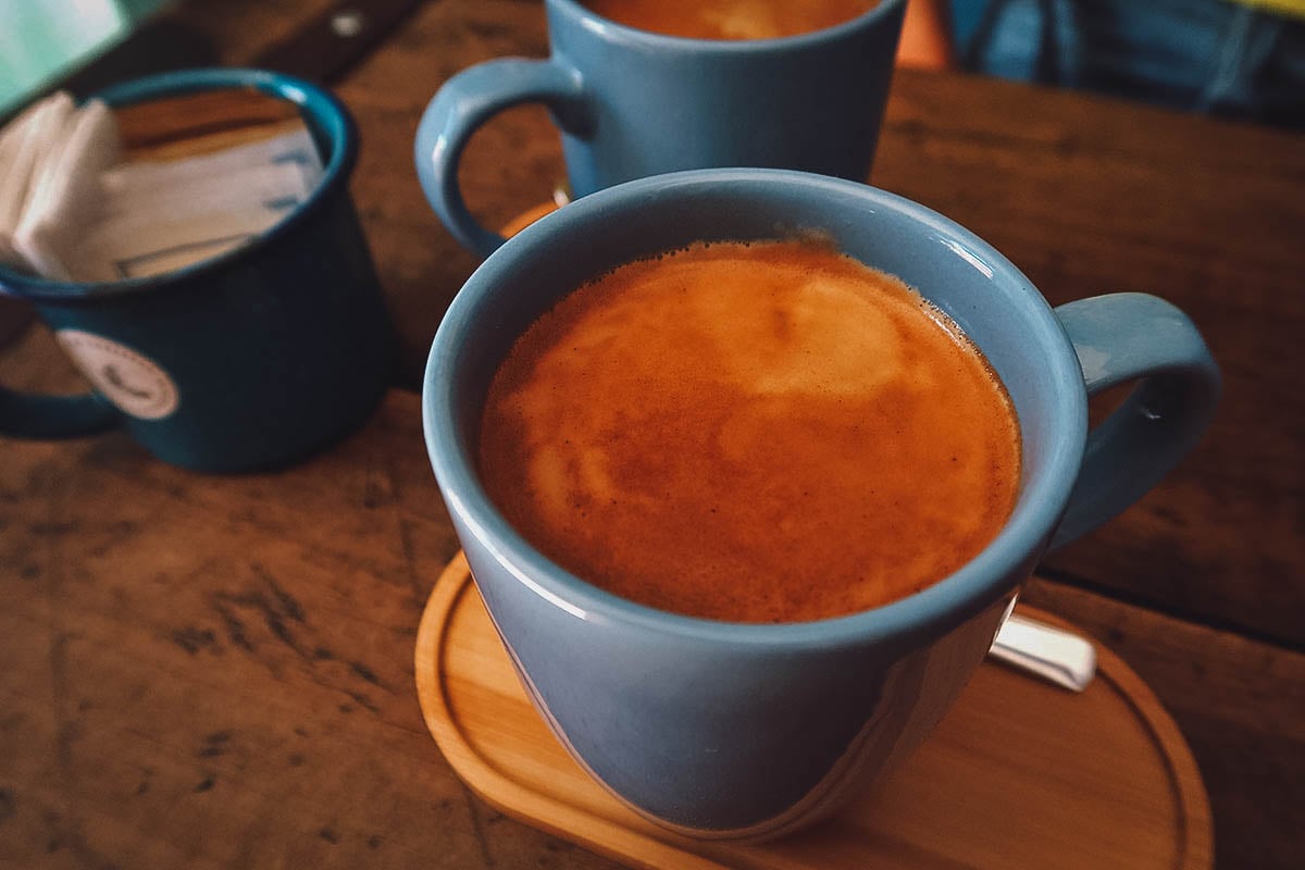 Cup of Oaxacan coffee