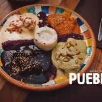 Puebla mole degustation