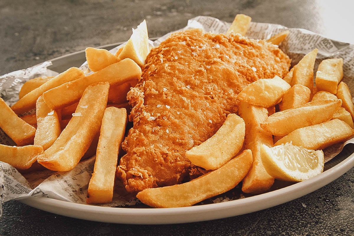 Scottish fish supper