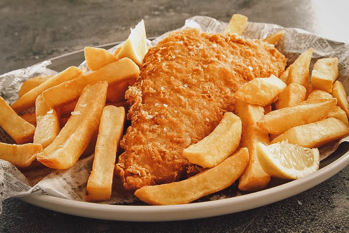 Scottish Food Scottish fish supper