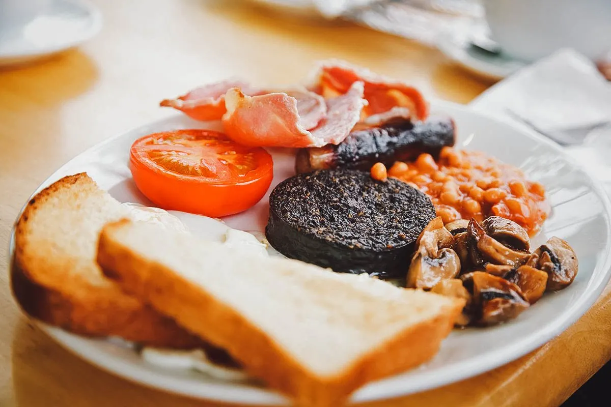 Scottish Food Full Scottish breakfast