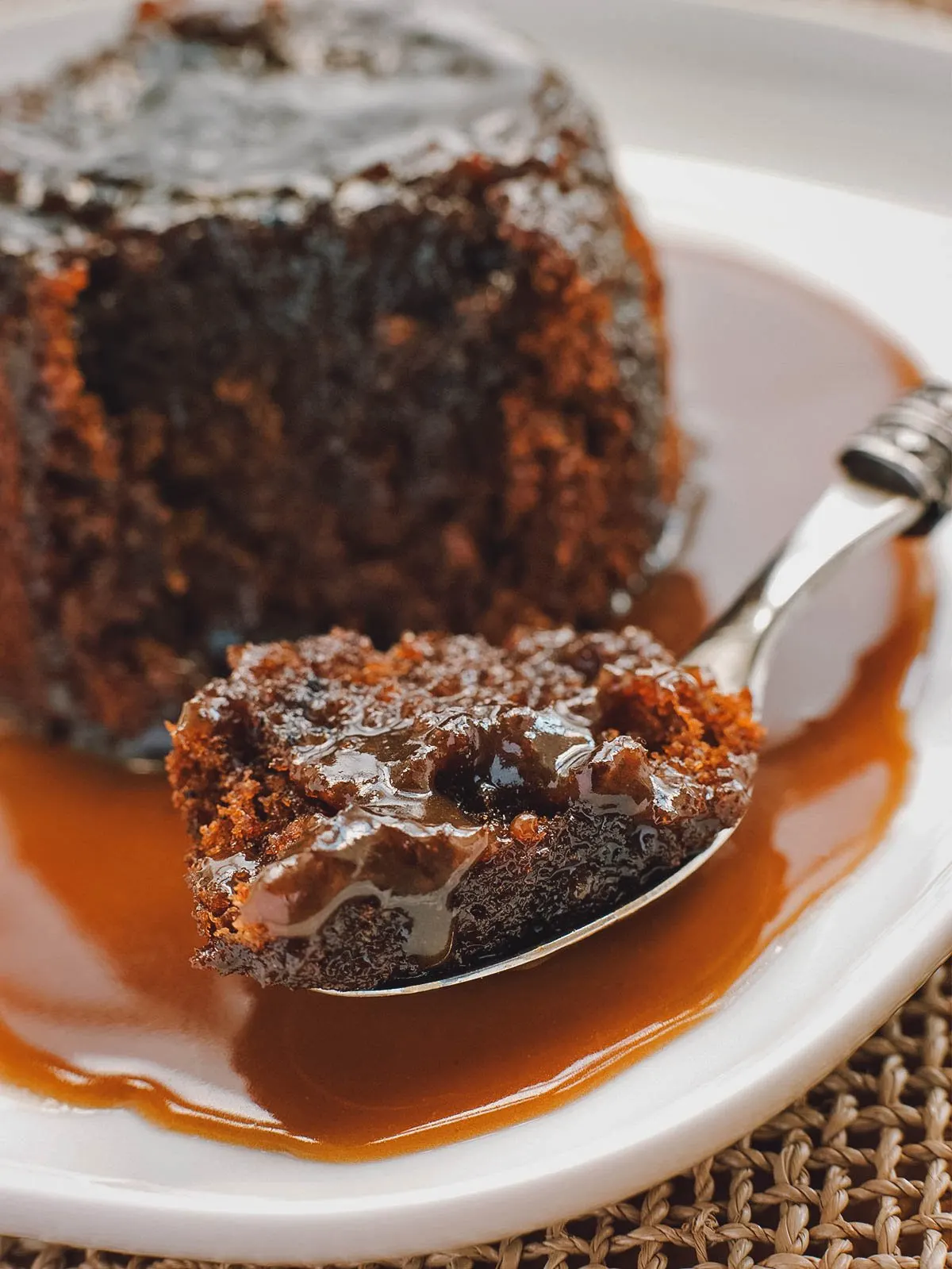 Scottish Food Sticky toffee pudding