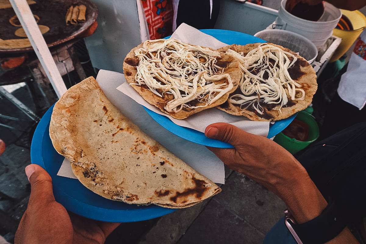 Empanada and memelas