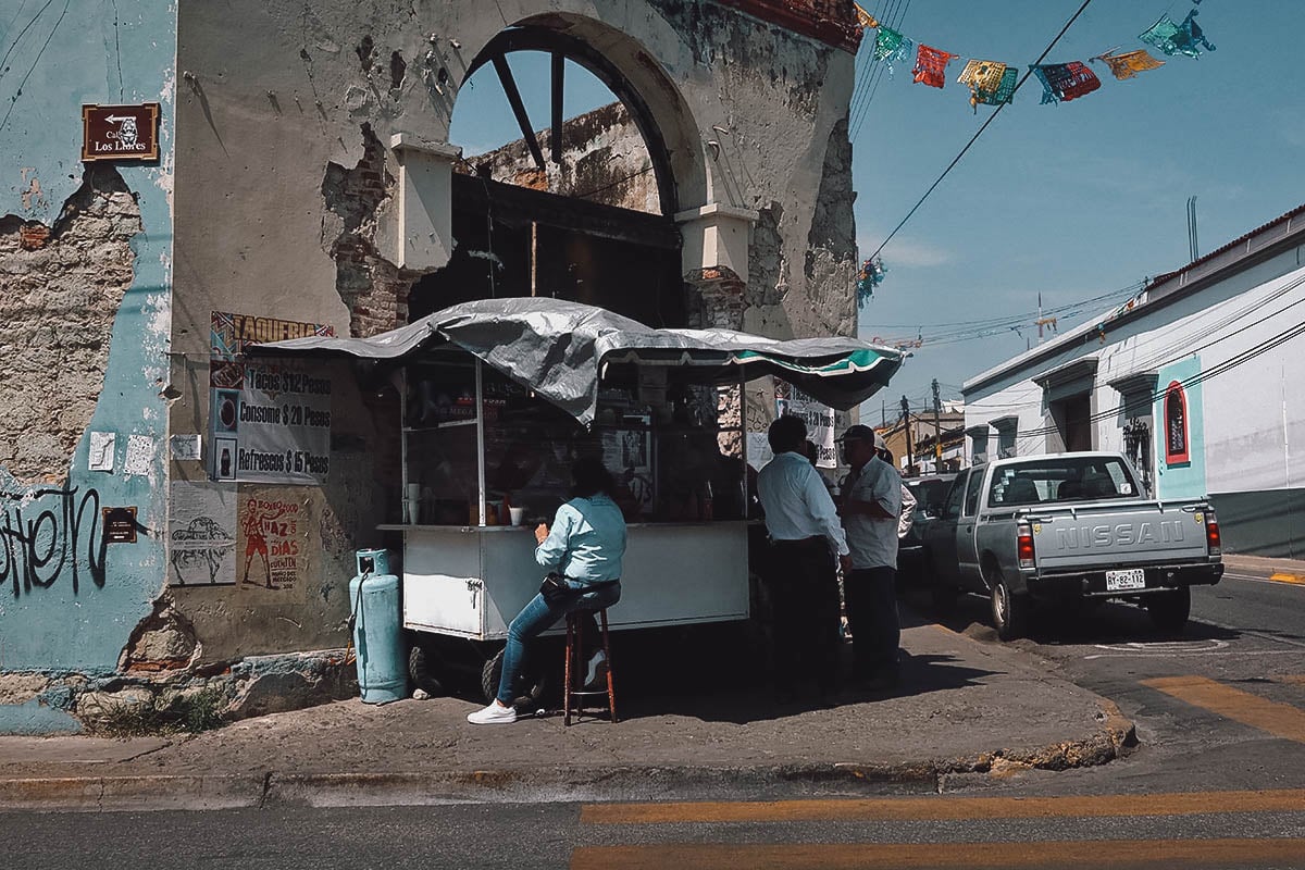 Taqueria Chava stand