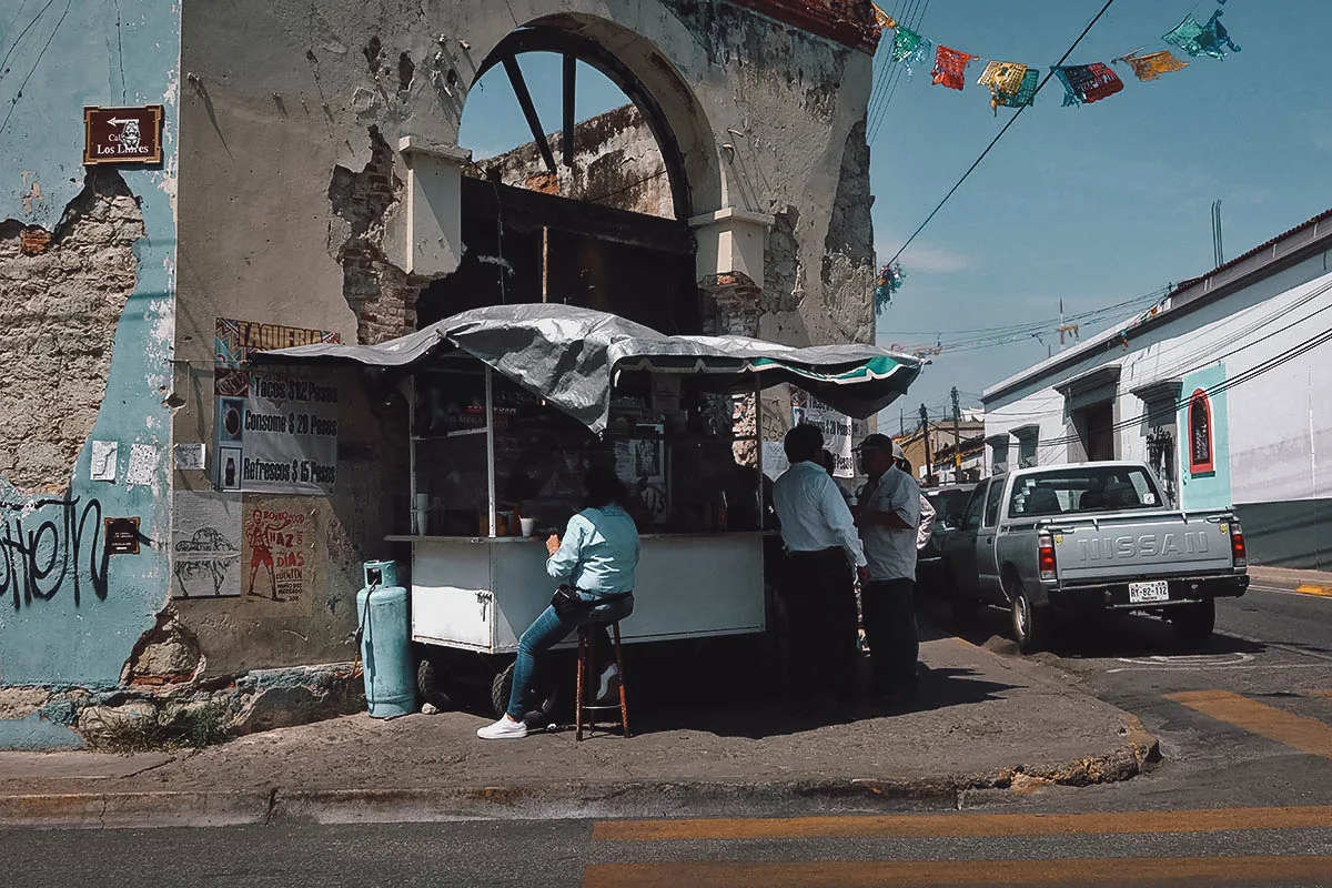 Taqueria Chava stand