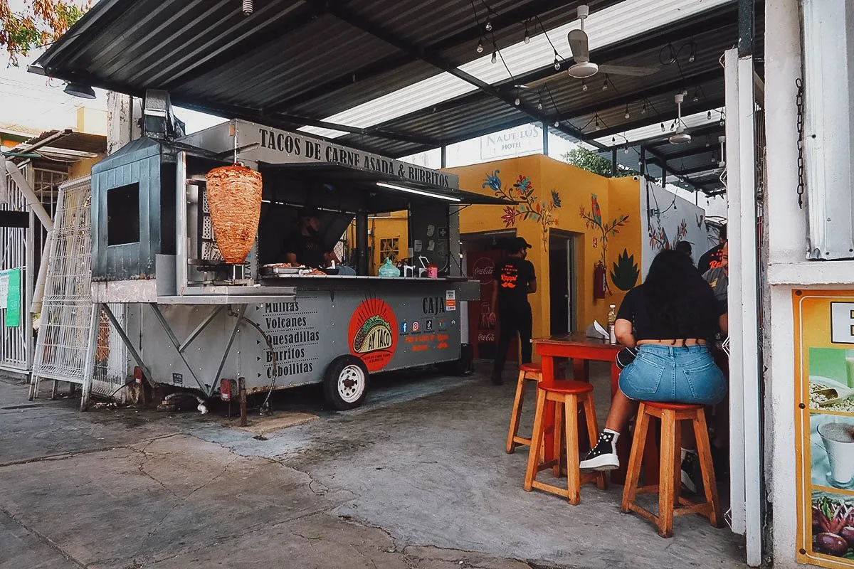 Ay Taco! food truck in Playa del Carmen