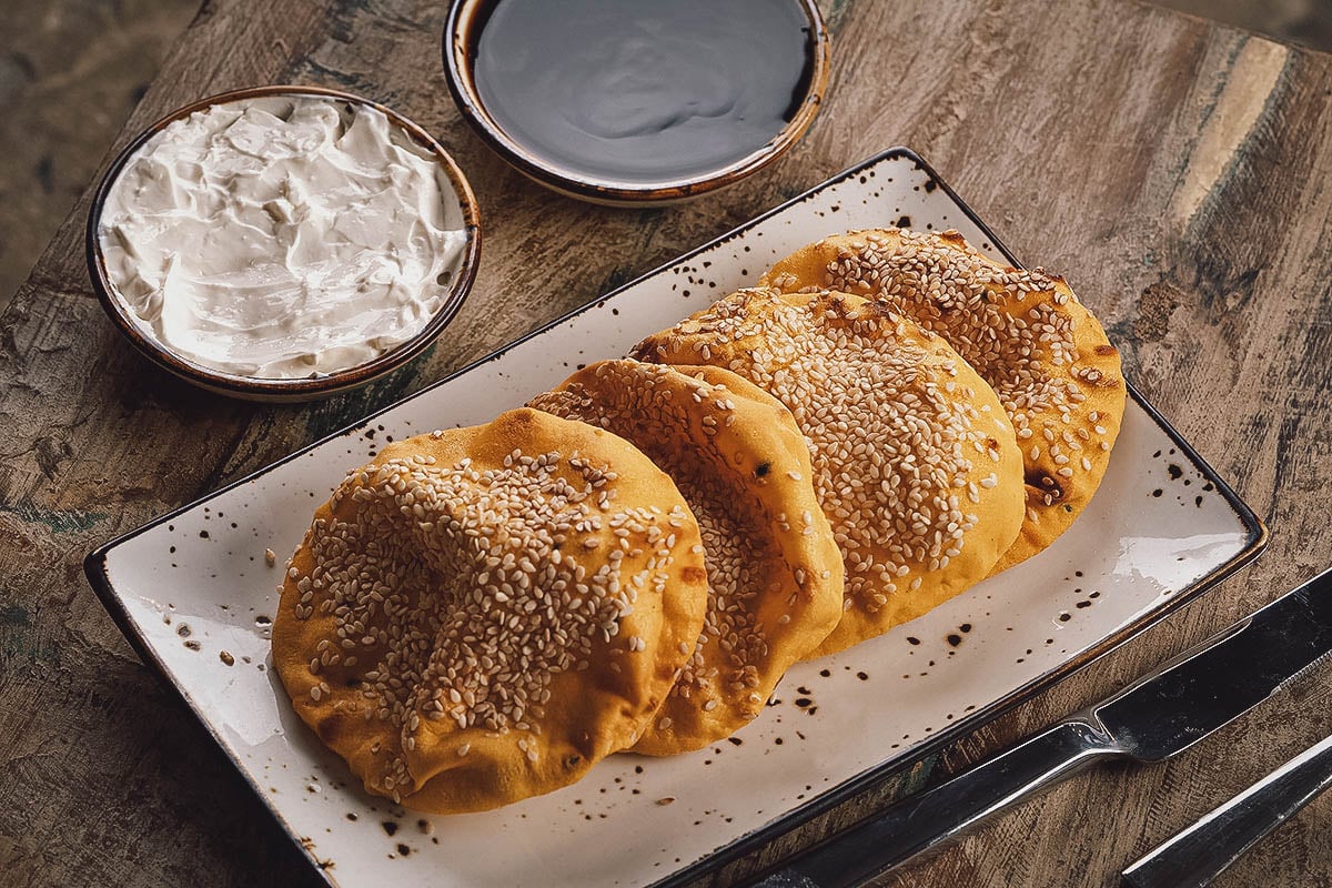 Khobz al khameer, a popular bread in the Middle East