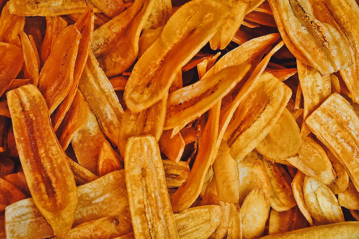 Sweet plantain chips