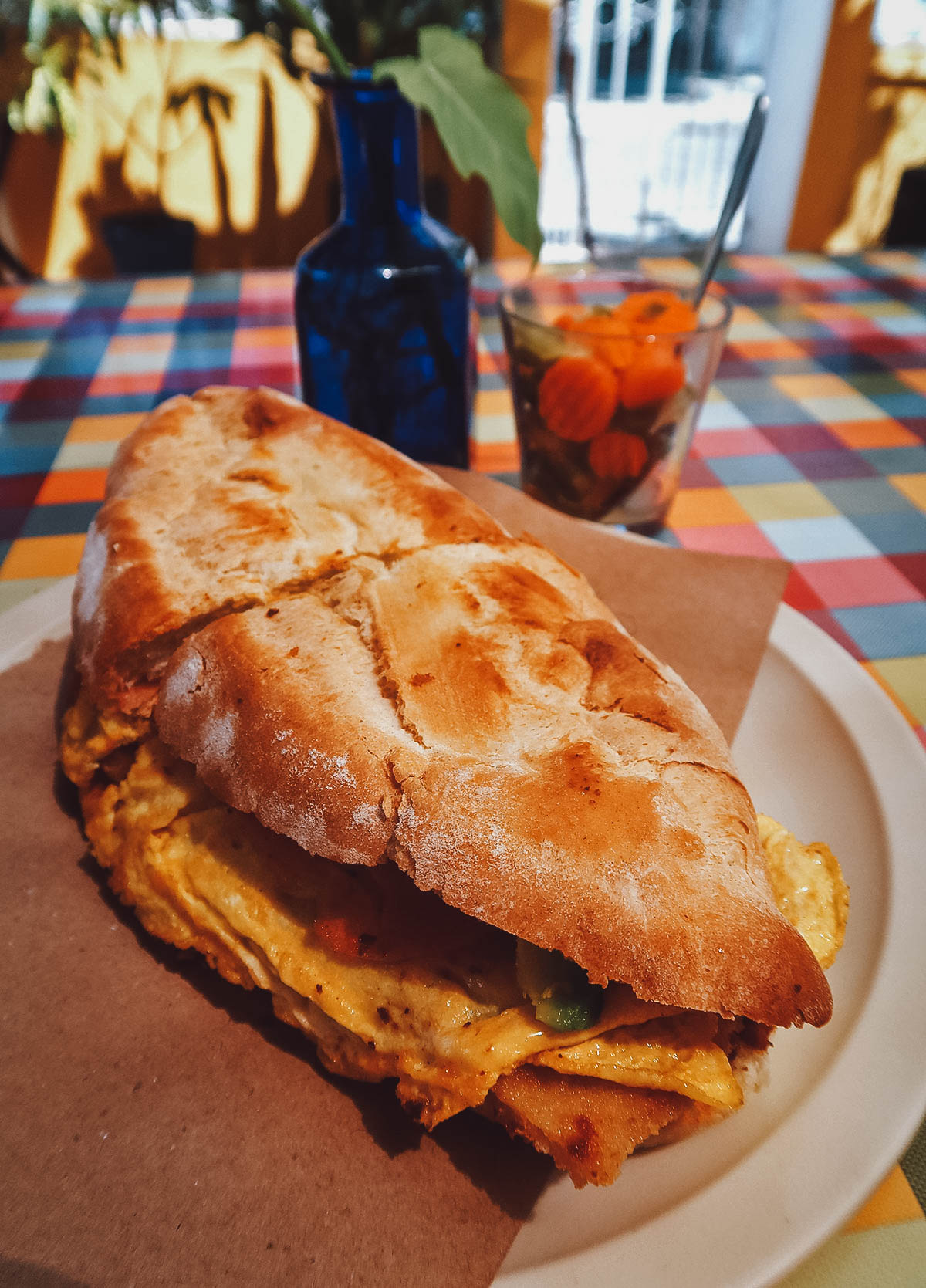 Torta cubana from a restaurant in Valladolid