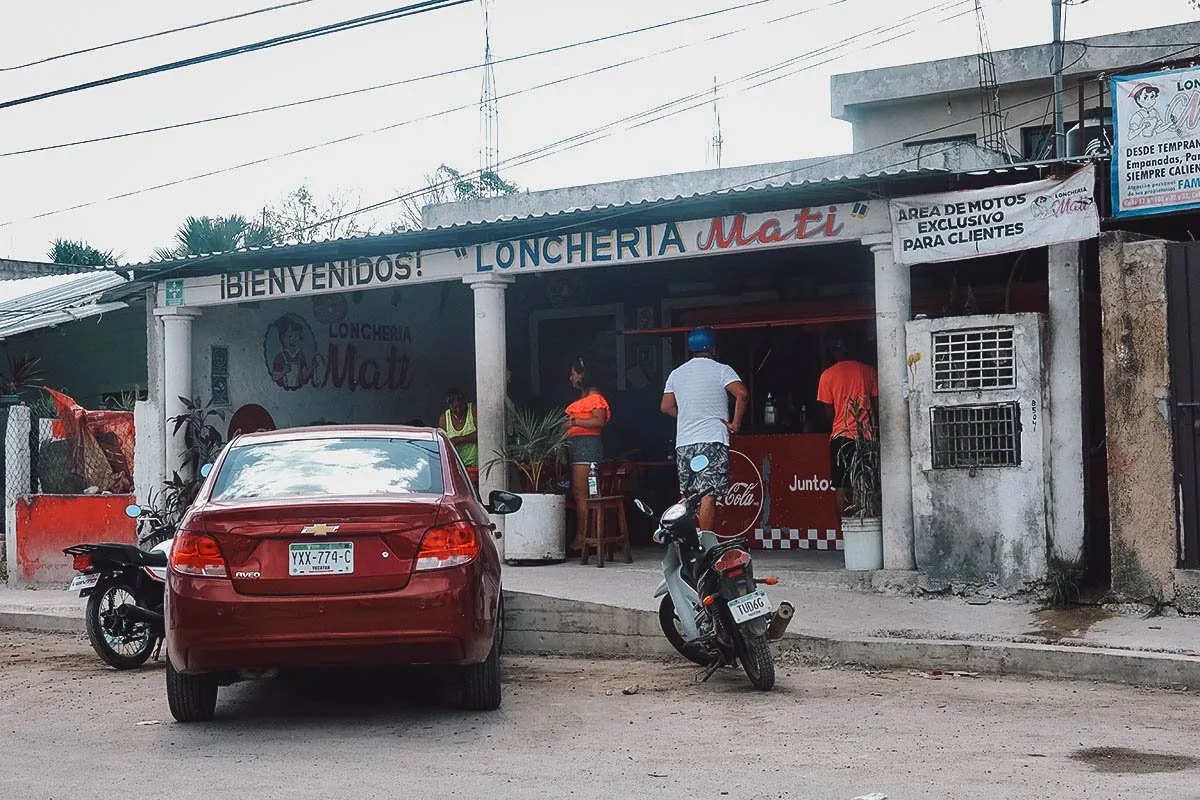 Loncheria Mati restaurant in Valladolid