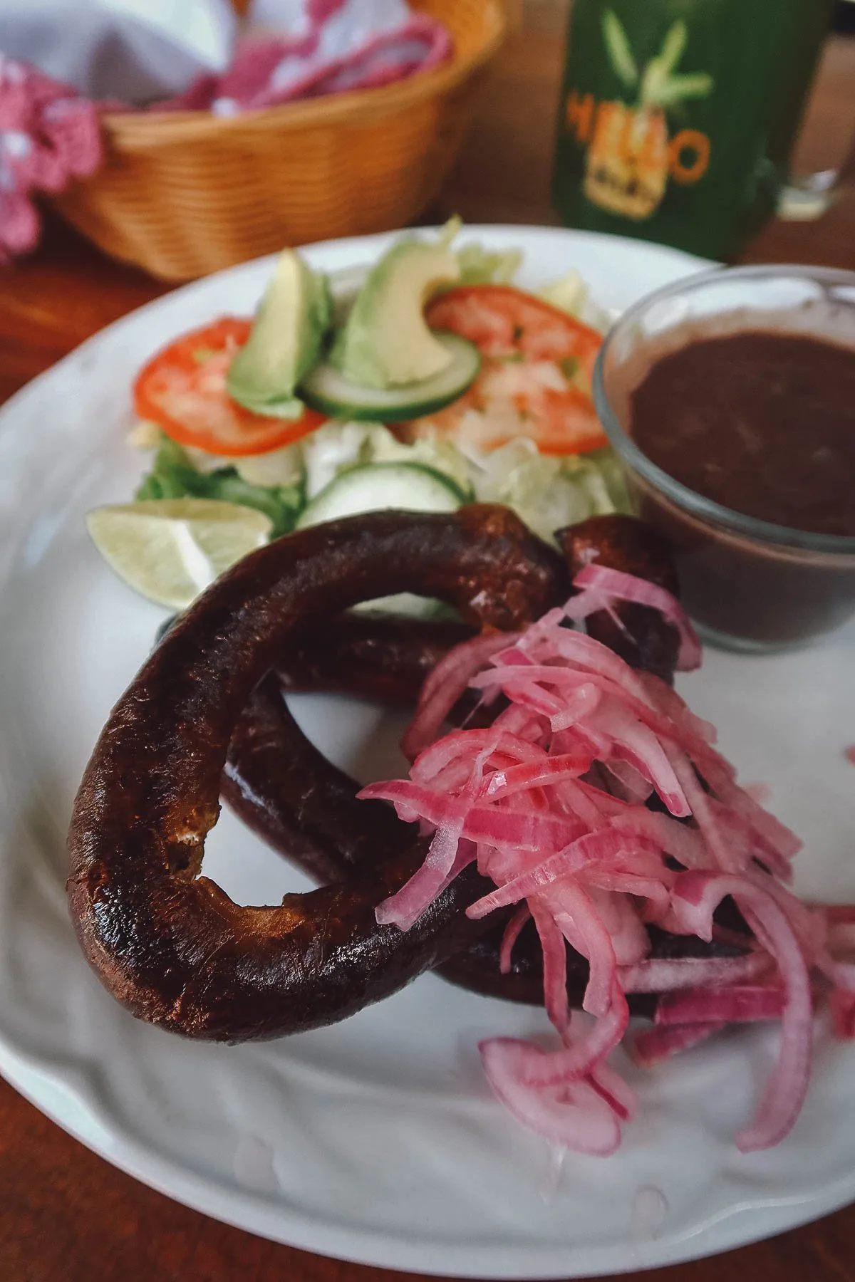 The Best Valladolid Restaurants Longaniza from a restaurant in Valladolid, Mexico