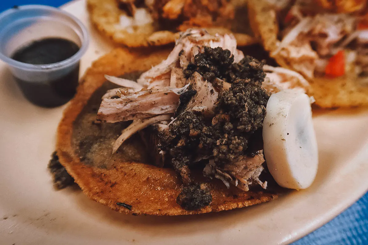 Relleno negro panucho in Merida