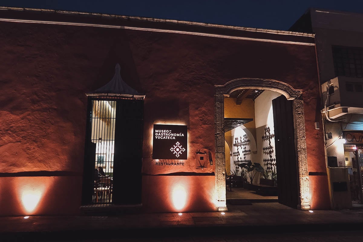 Entrance to MUGY, one of the best restaurants in Merida