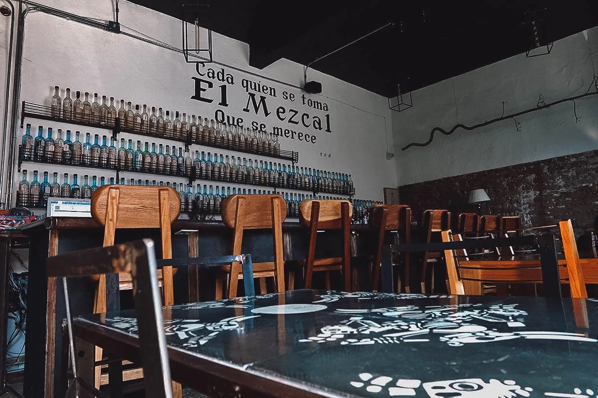 The Best Mezcalerias in Oaxaca In Situ mezcaleria in Oaxaca