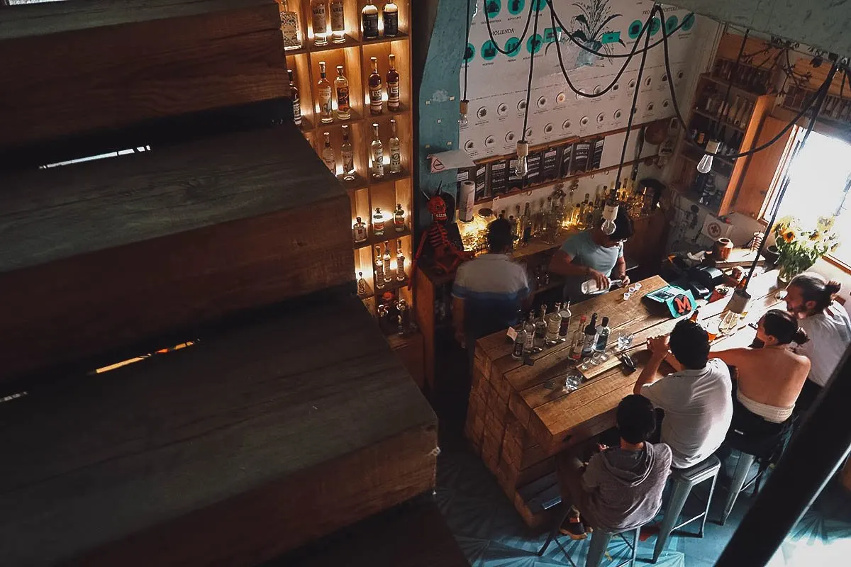 The Best Mezcalerias in Oaxaca Inside Mezcalillera, one of the best mezcalerias in the city