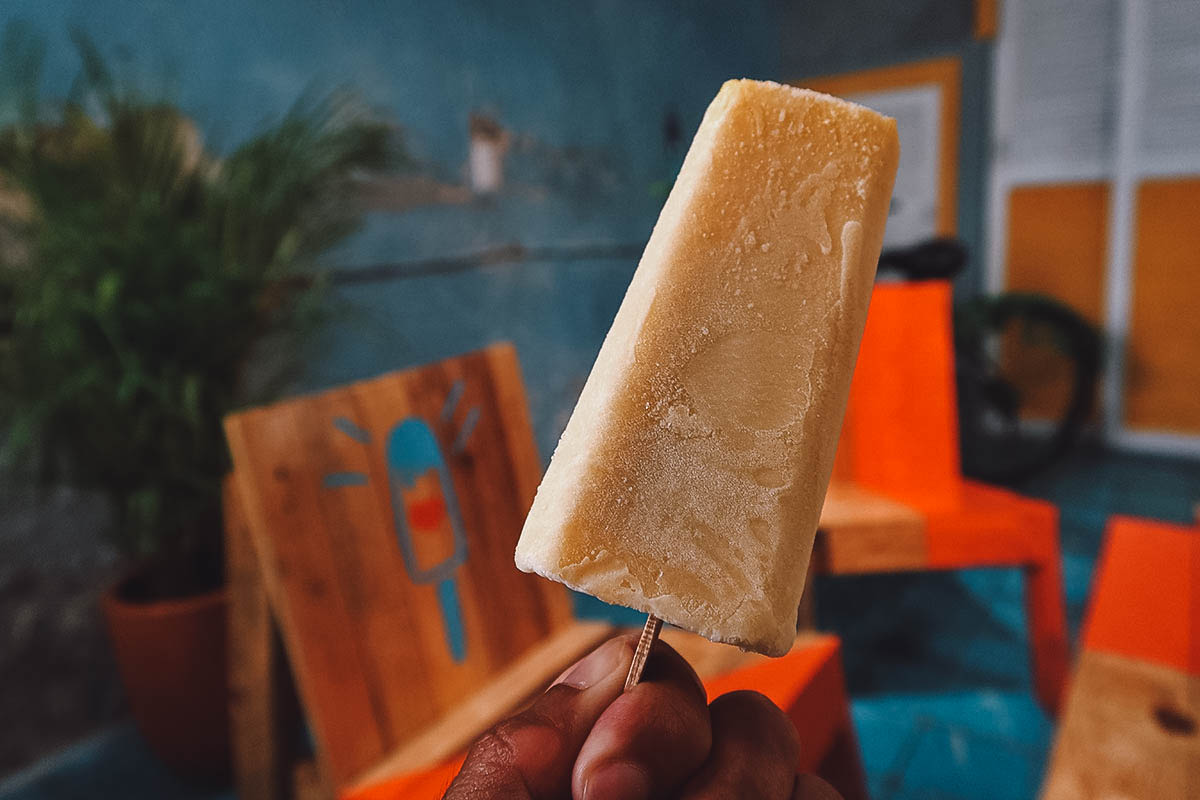 Elote paleta in Merida