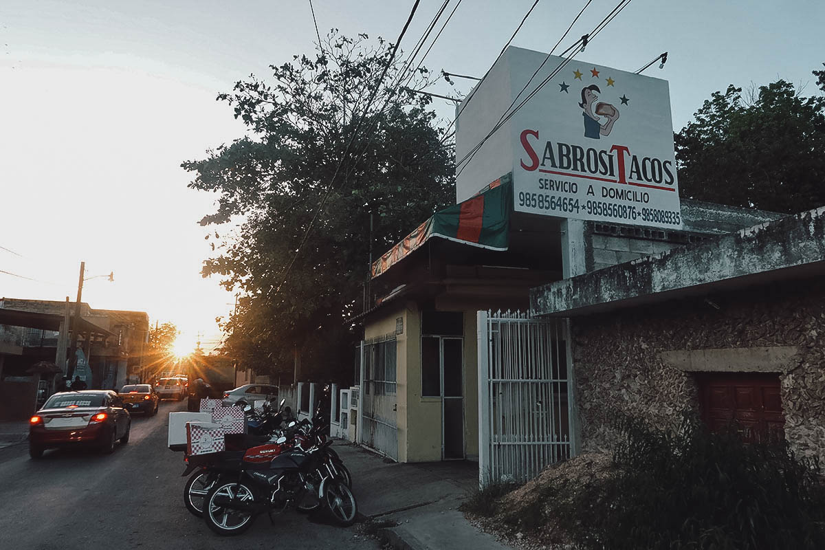 Sabrositacos restaurant in Valladolid