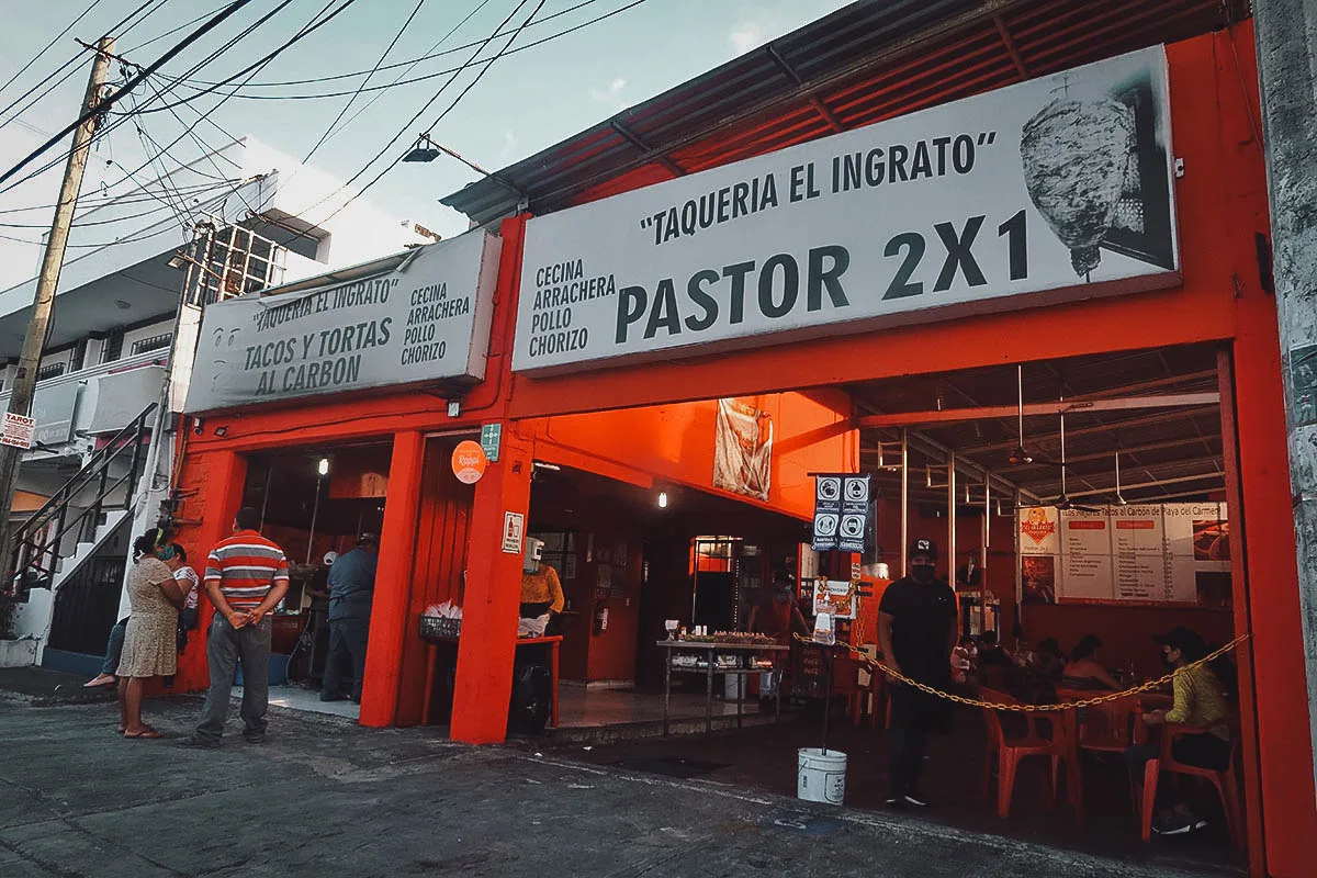 Taqueria El Ingrato restaurant exterior