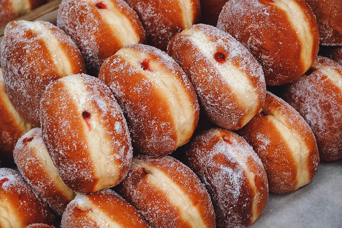 Jelly-filled donuts
