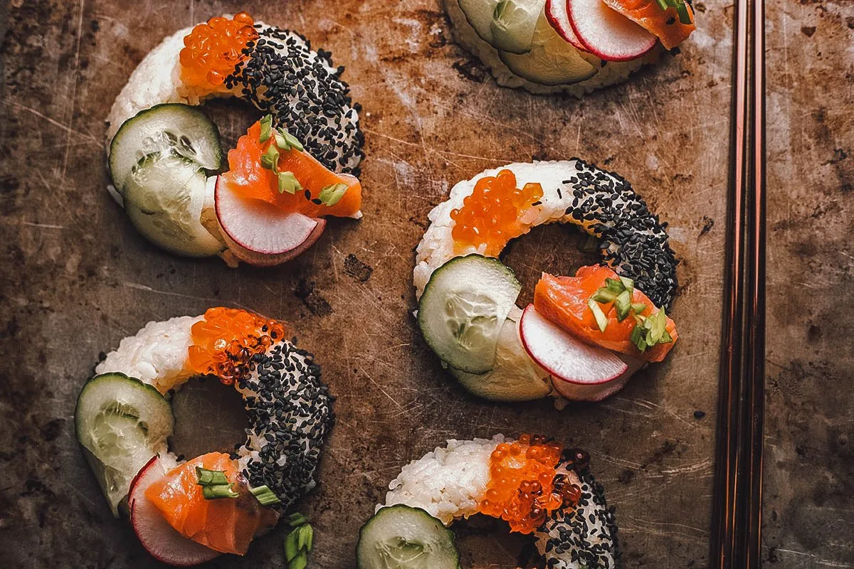 Types of Donuts From Around the World Sushi donuts