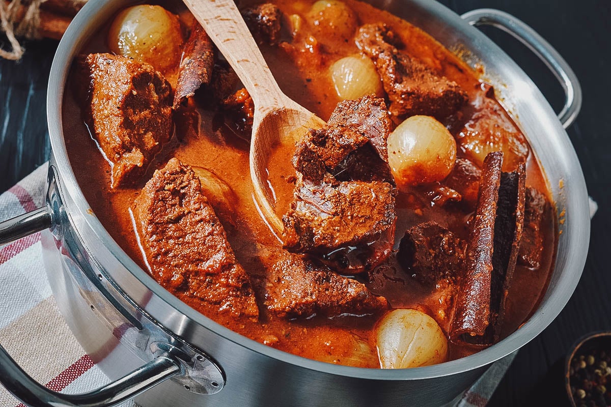 Stifado or Greek beef stew