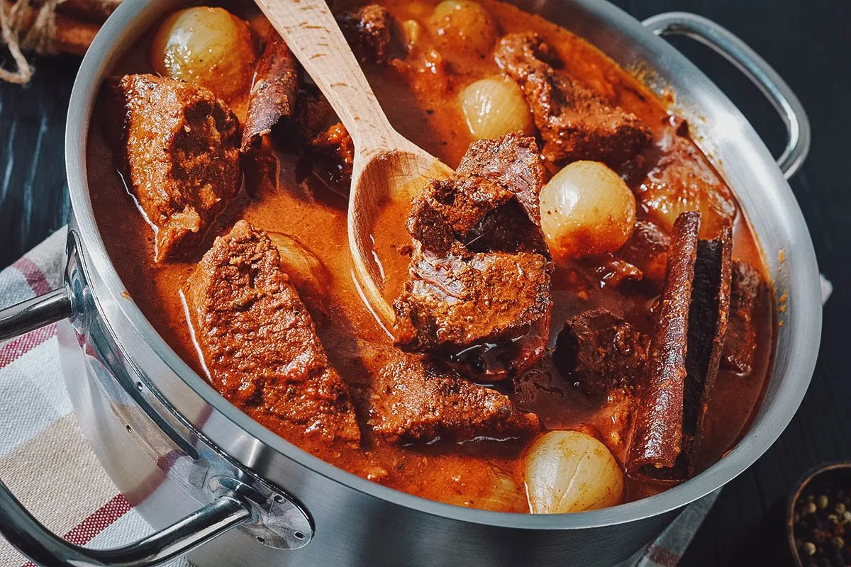 Stifado or Greek beef stew