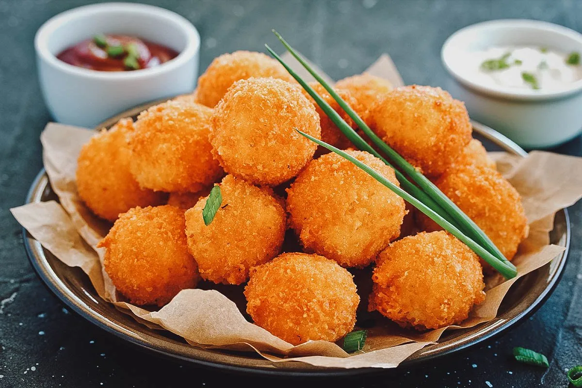 Tirokroketes or Greek cheese balls