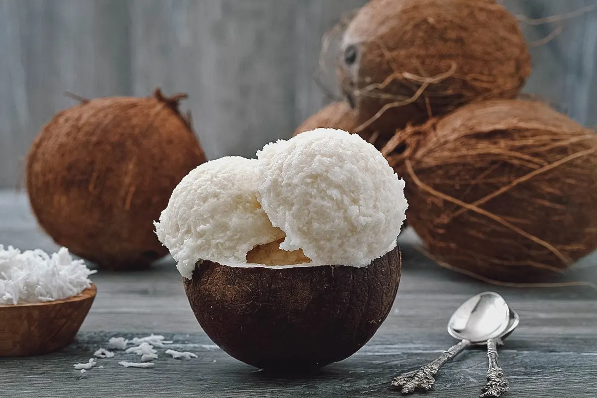 Ice Cream Flavors Coconut ice cream