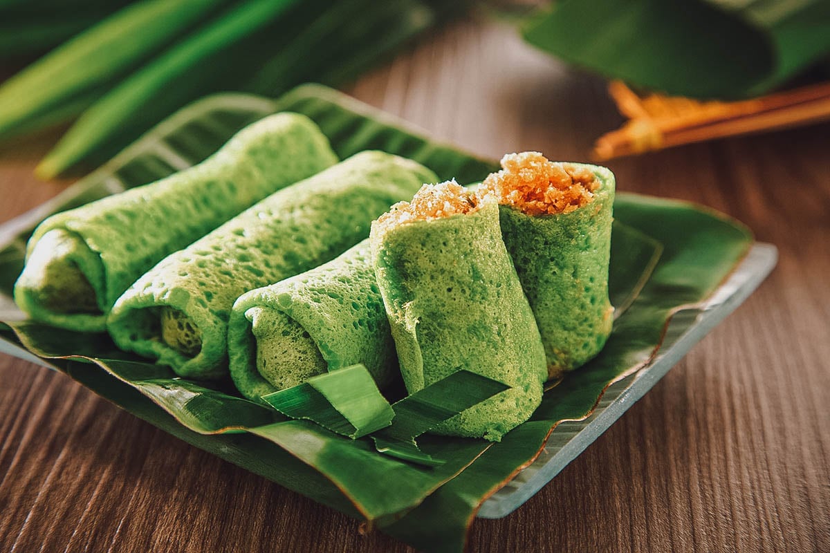 Malaysian kuih dadar