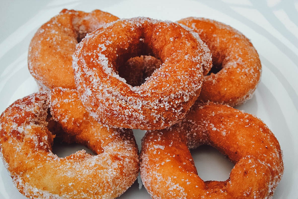 Kuih keria, Malaysian sweet potato donuts