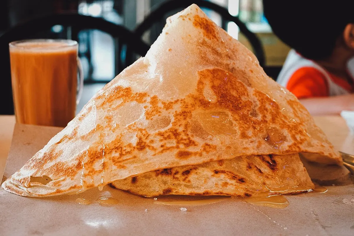 Malaysian roti tisu