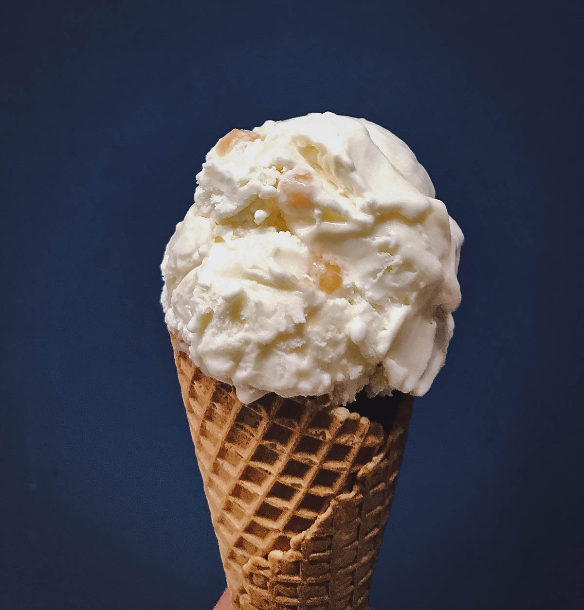 Hokey pokey ice cream cone in New Zealand