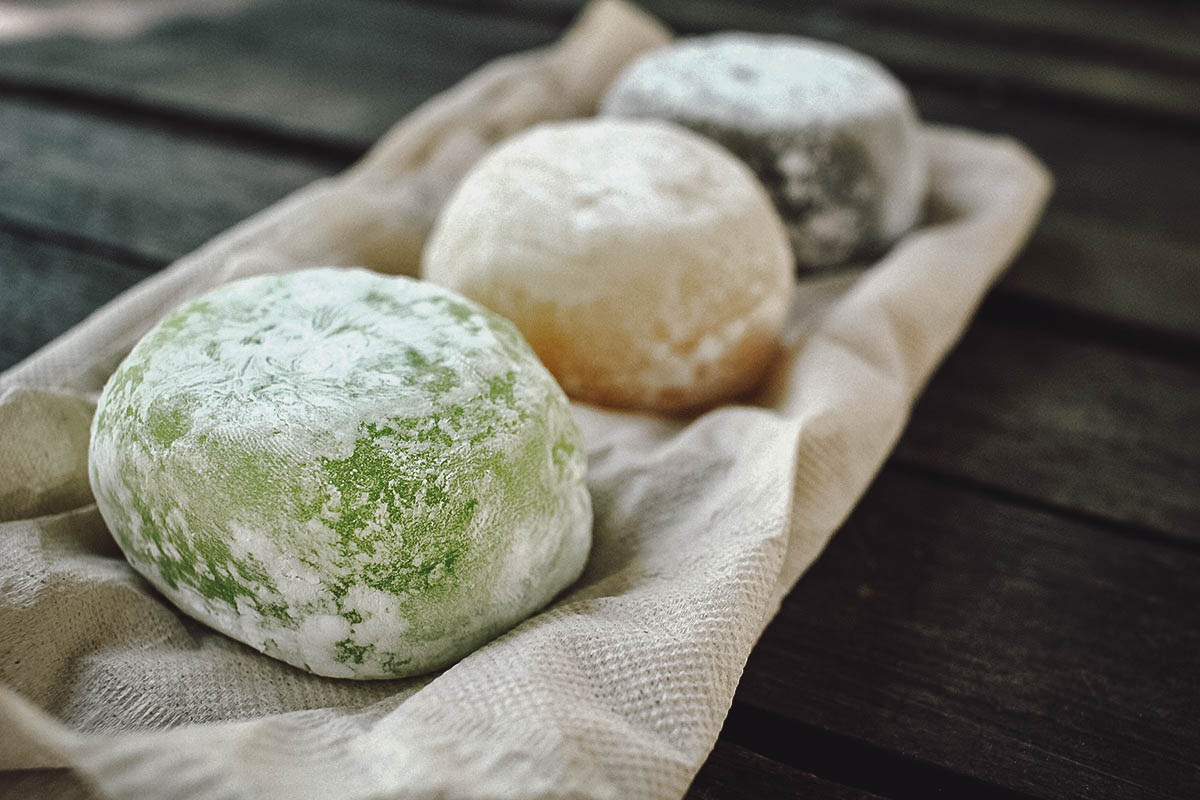 Mochi balls in Taiwan