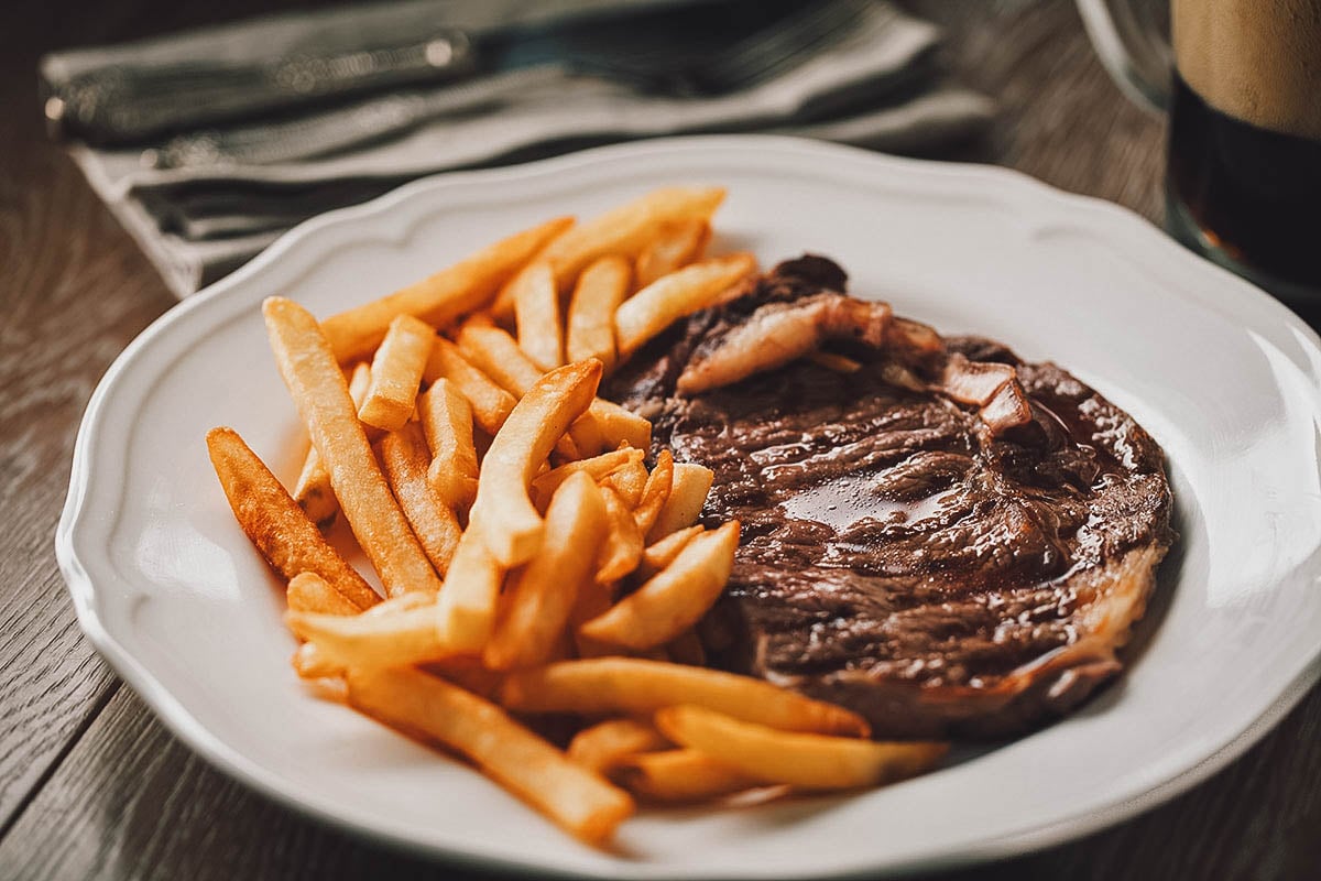 Belgian steak frites