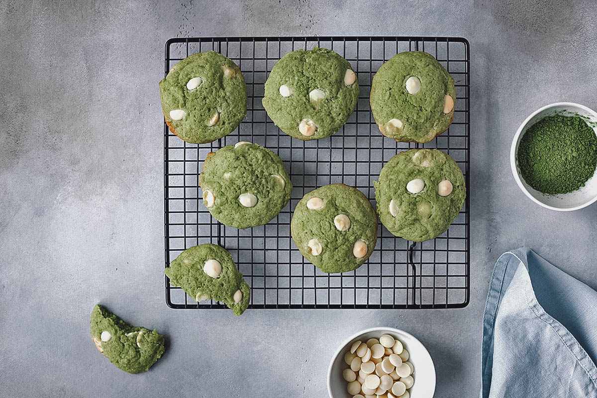 Matcha cookies