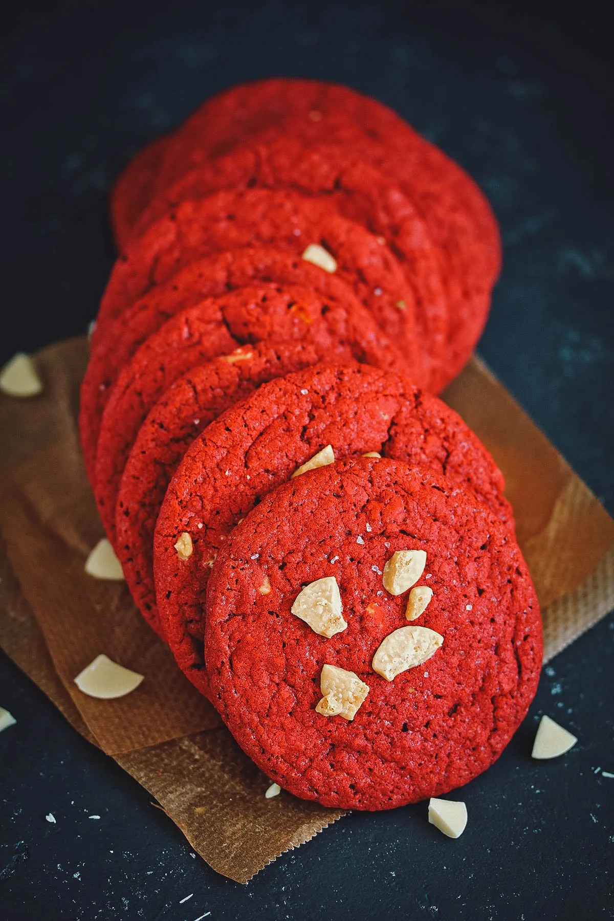 Red velvet cookies