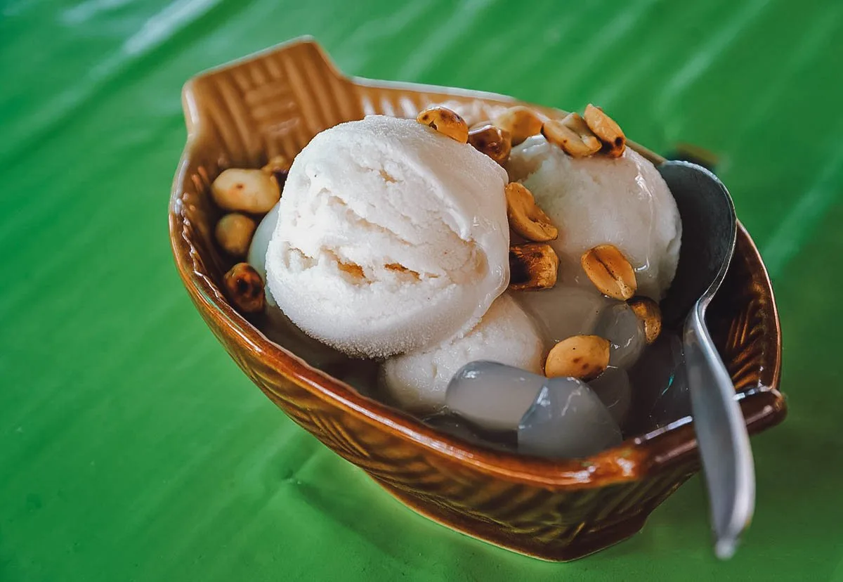 Thai coconut ice cream