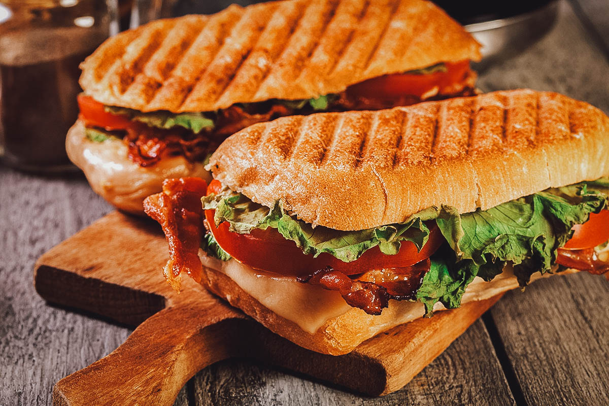 Panini sandwiches