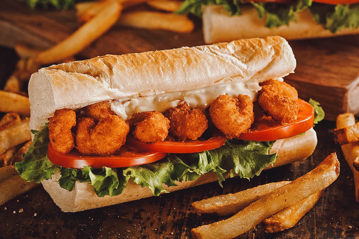 Shrimp po boy