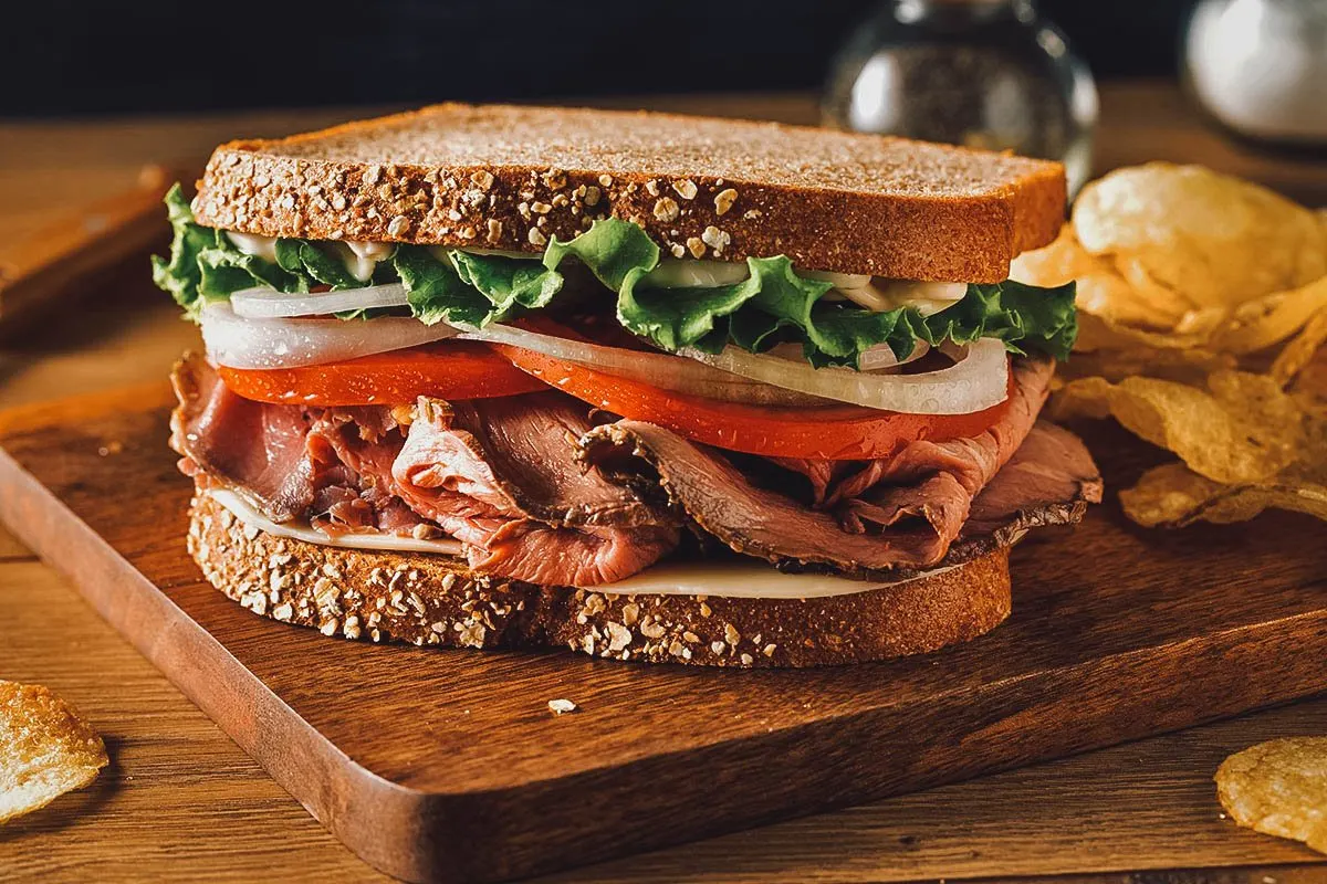 Roast beef sandwich