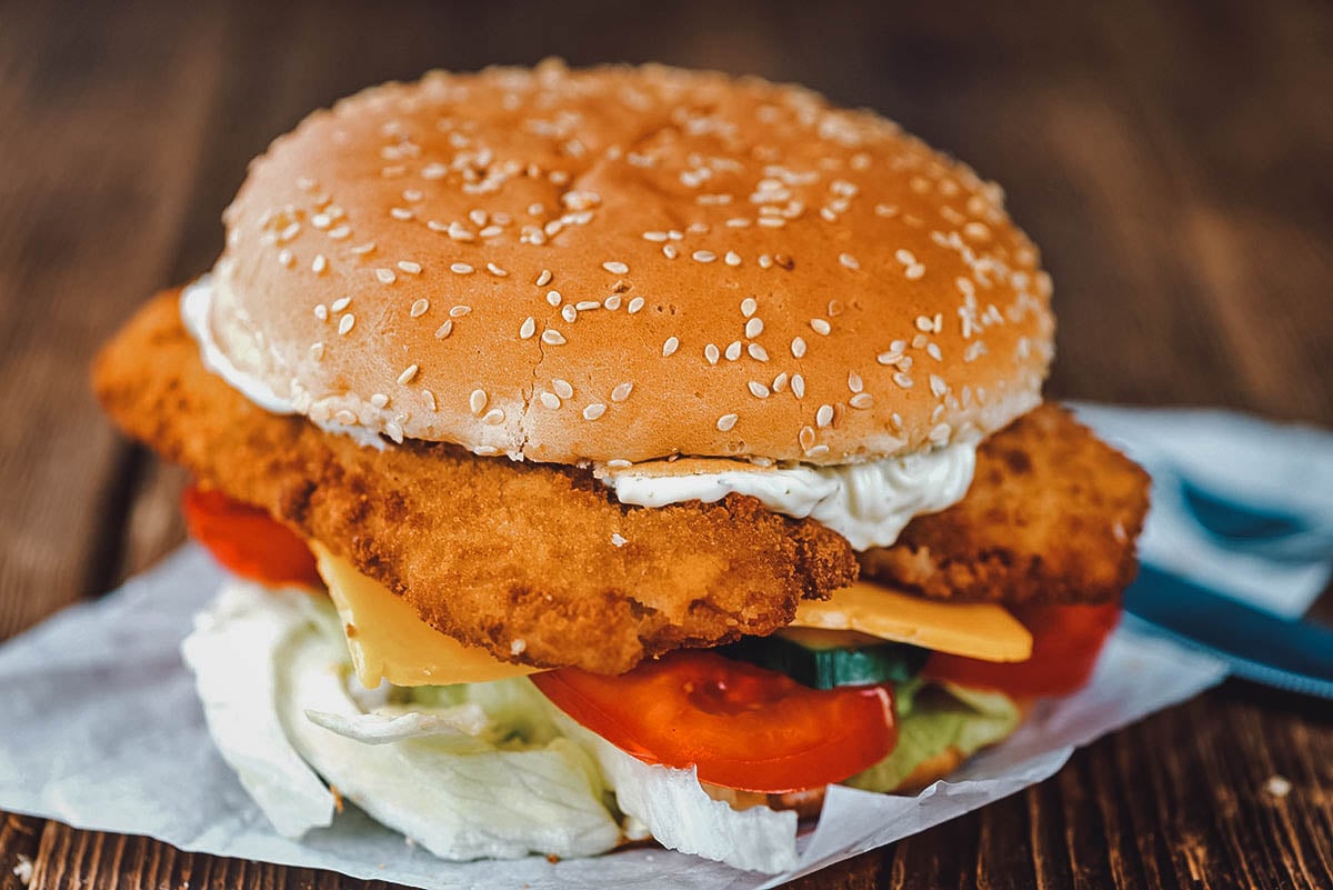 Fish burger