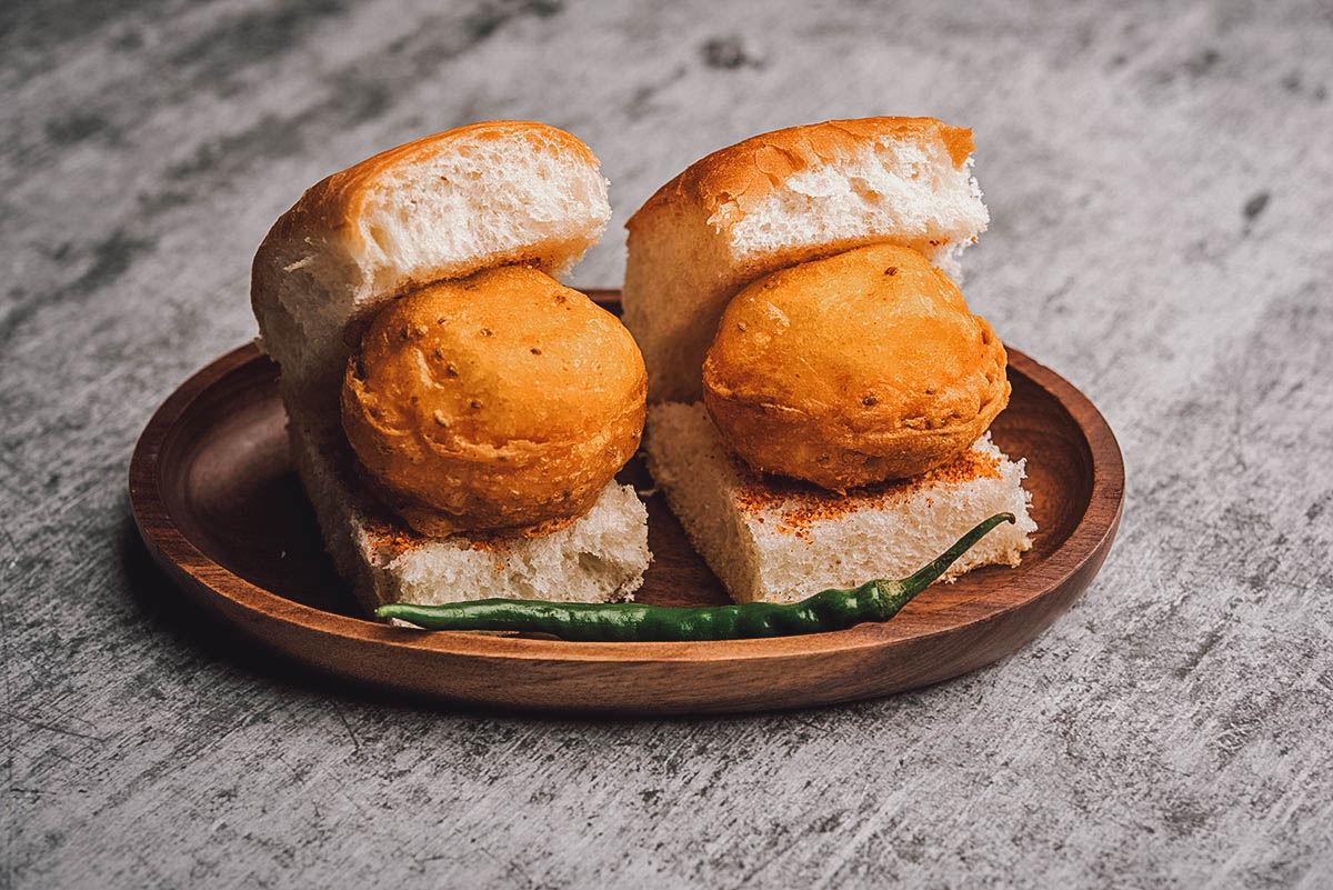 Vada pav sandwiches