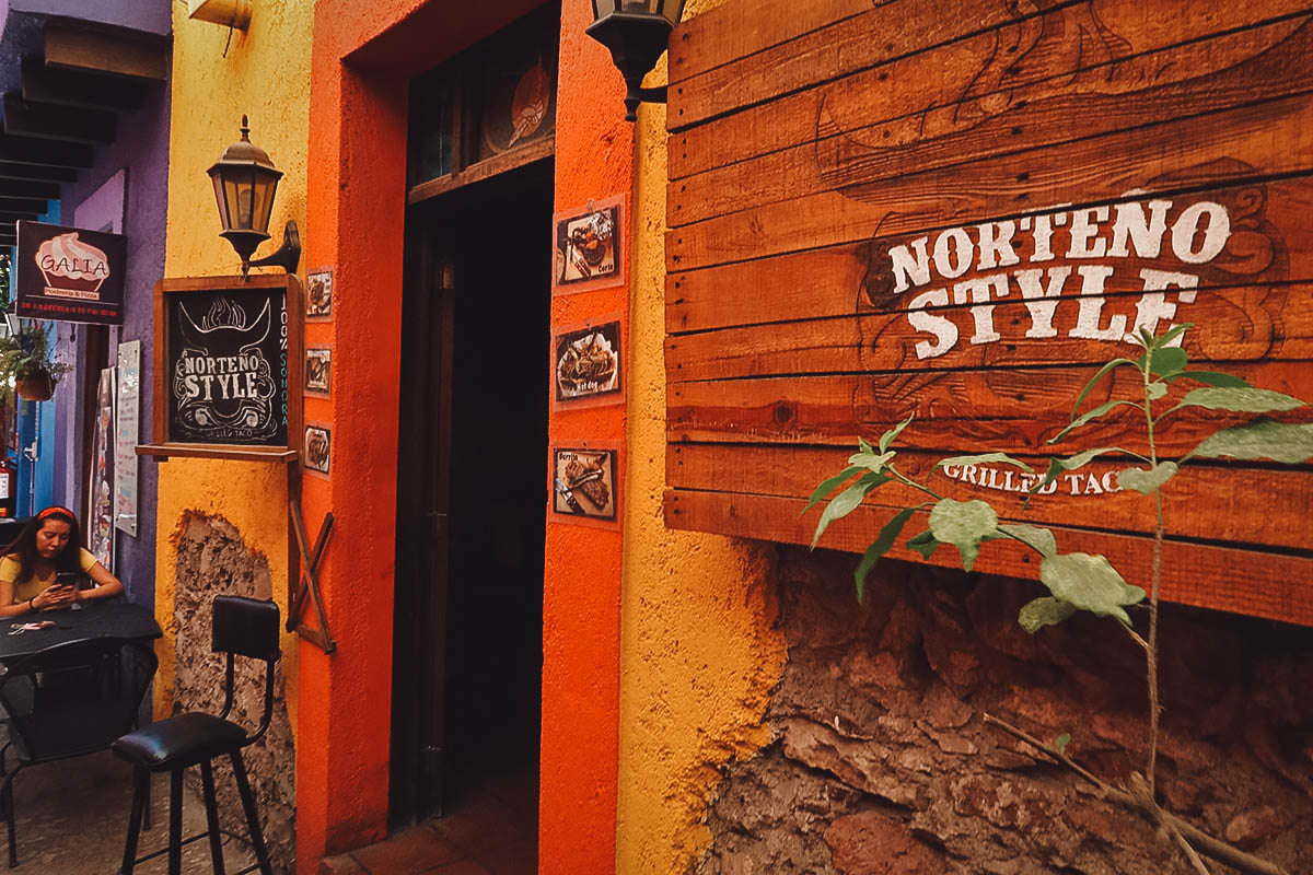 Norteño Style sign in Queretaro